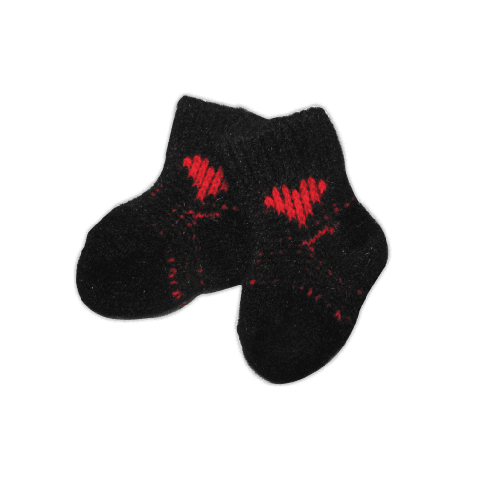 Newborn Black Baby Socks Soft Merino for Kids โ Mooch
