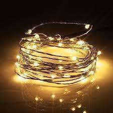 Wired Led Lights Gold 5 Meter