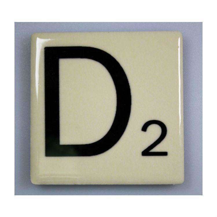 Scrabble Magnet- D