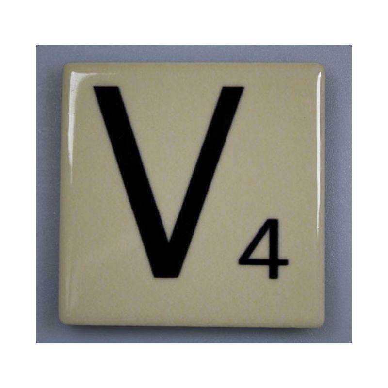 Scrabble Magnet- V