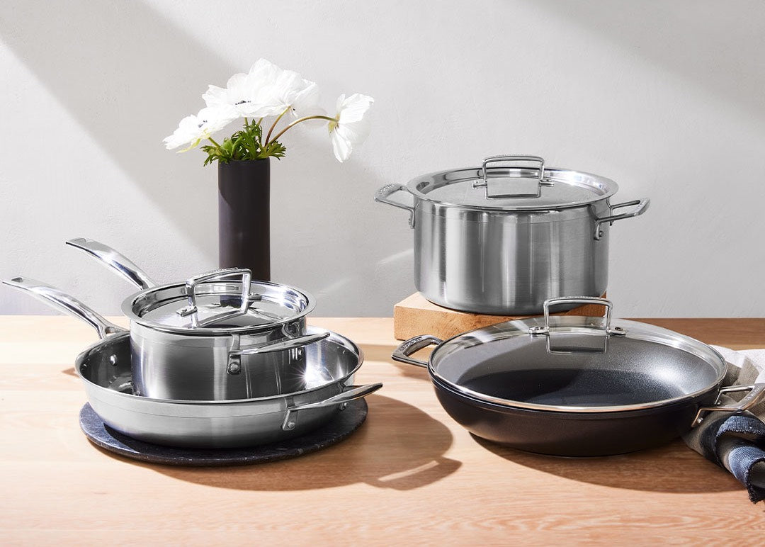 Improve Your Everyday Cooking with Le Creuset 3-Ply Stainless Steel Co ...