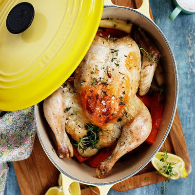 How to roast a chicken in your Le Creuset