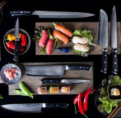 Our range Japanese of knives