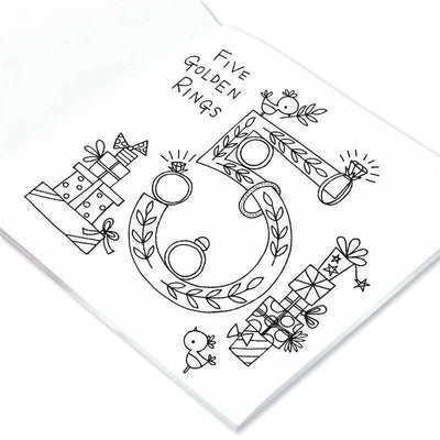 12 Days of Christmas Colouring Book