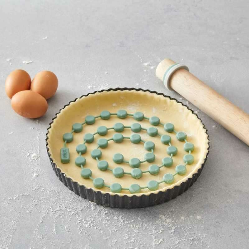 2 in 1 Pie Weight & Trivet Green