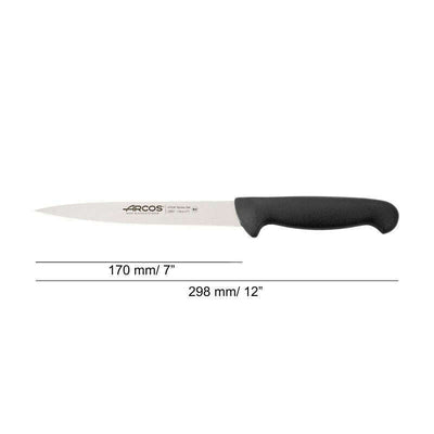 2900 Series Fillet Knife 170mm Flexible Black