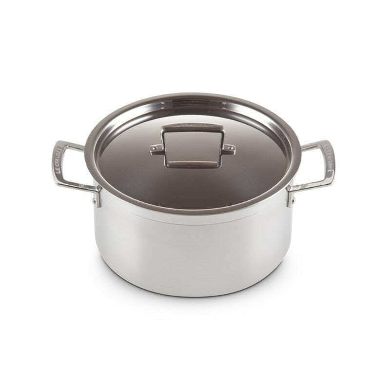 3-ply Stainless Steel Deep Casserole 24cm