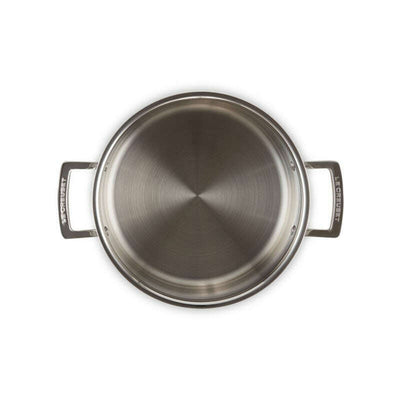 3-ply Stainless Steel Deep Casserole 24cm