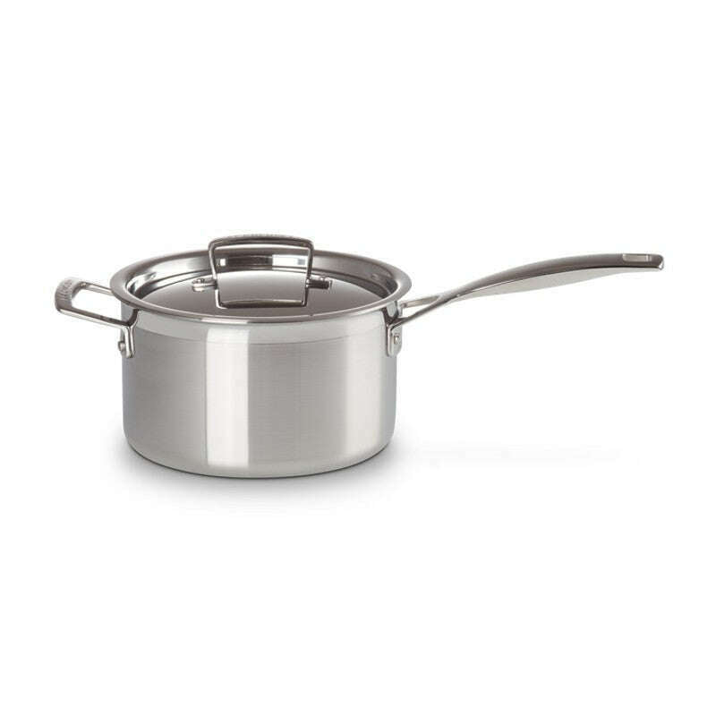 3-ply Stainless Steel Saucepan with Lid