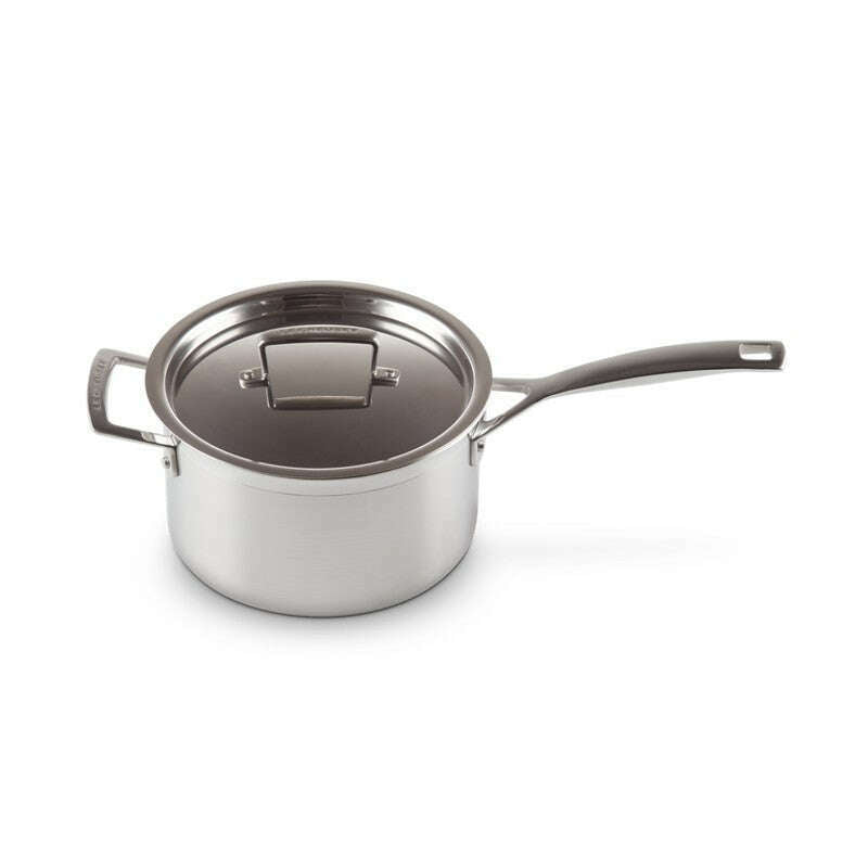 3-ply Stainless Steel Saucepan with Lid