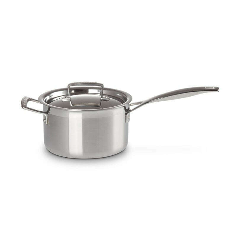 3-ply Stainless Steel Saucepan with Lid