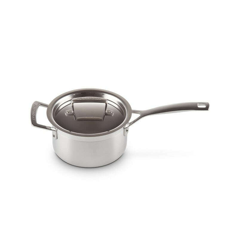 3-ply Stainless Steel Saucepan with Lid