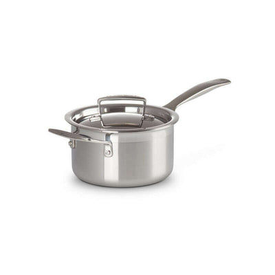 3-ply Stainless Steel Saucepan with Lid