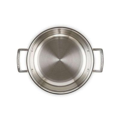 3-ply Stainless Steel Shallow Casserole 24cm
