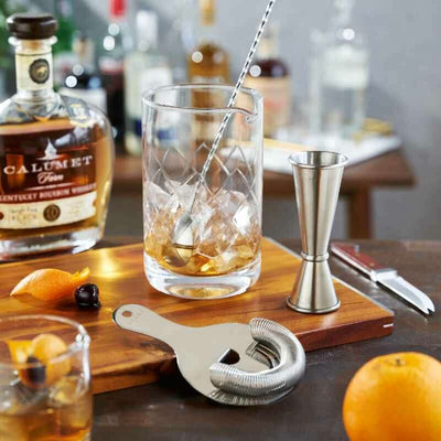 4 Piece Mixologist Barware Set Stainless Steel