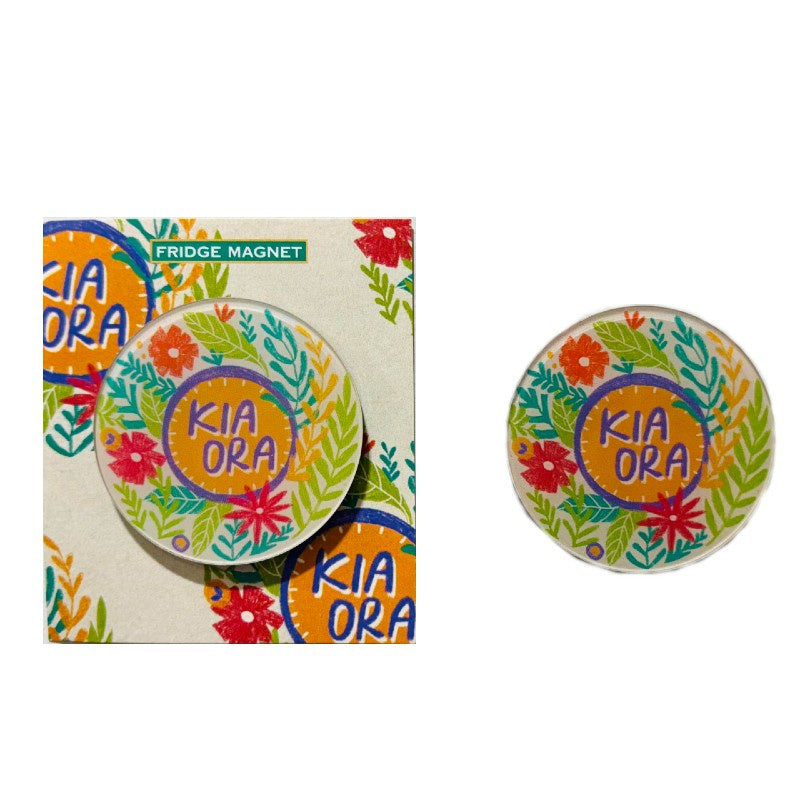 Acrylic Magnet - Kia Ora