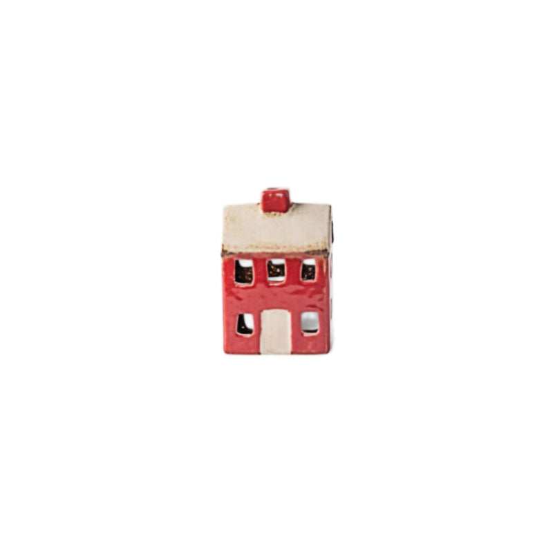 Alsace Petite Tea Light Chalet Red Cream