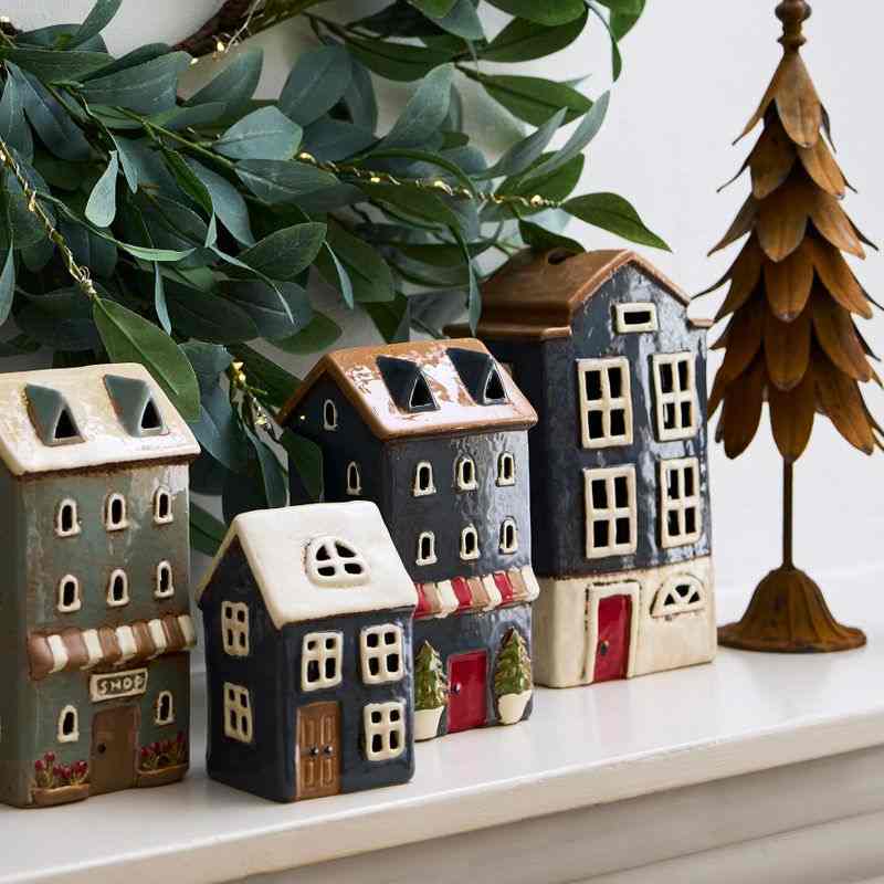 Alsace Tea Light Shop Navy