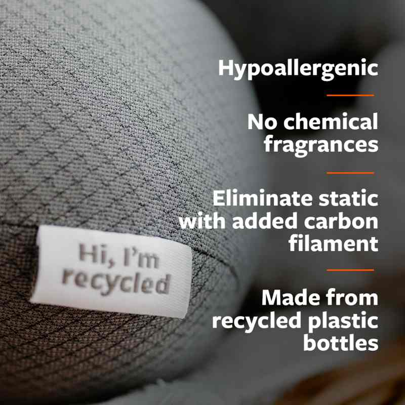 Anti Static Dryer Balls Set Of 3 Grey