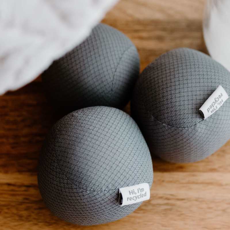 Anti Static Dryer Balls Set Of 3 Grey