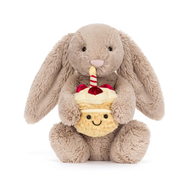 Bashful Beige Bunny Birthday
