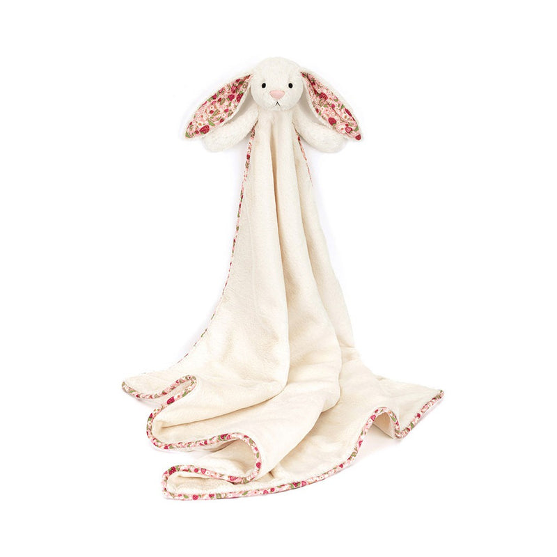 Blossom Cream Bunny "Berry" Blankie
