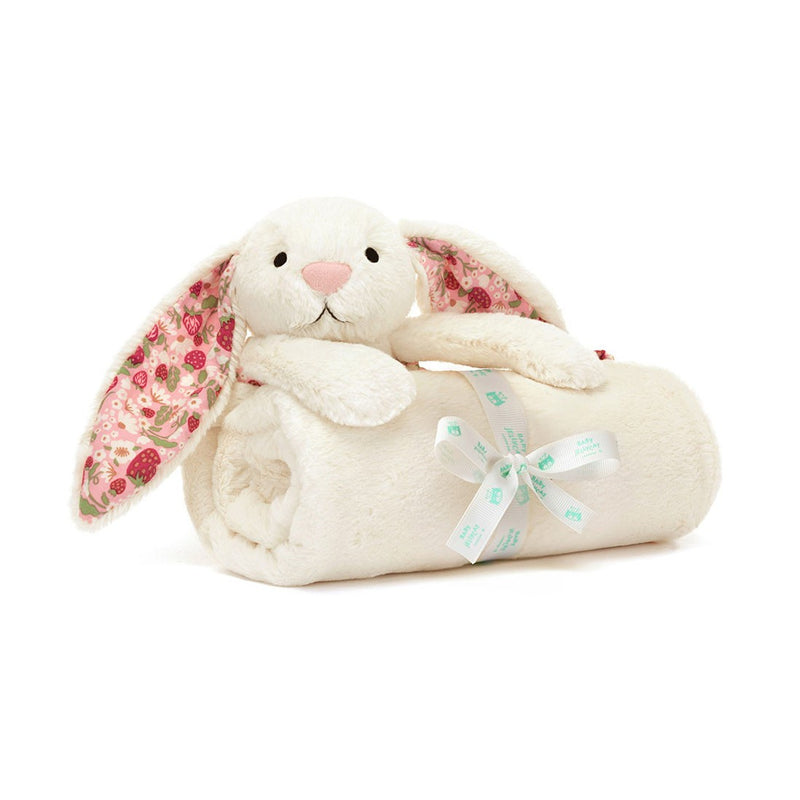 Blossom Cream Bunny "Berry" Blankie
