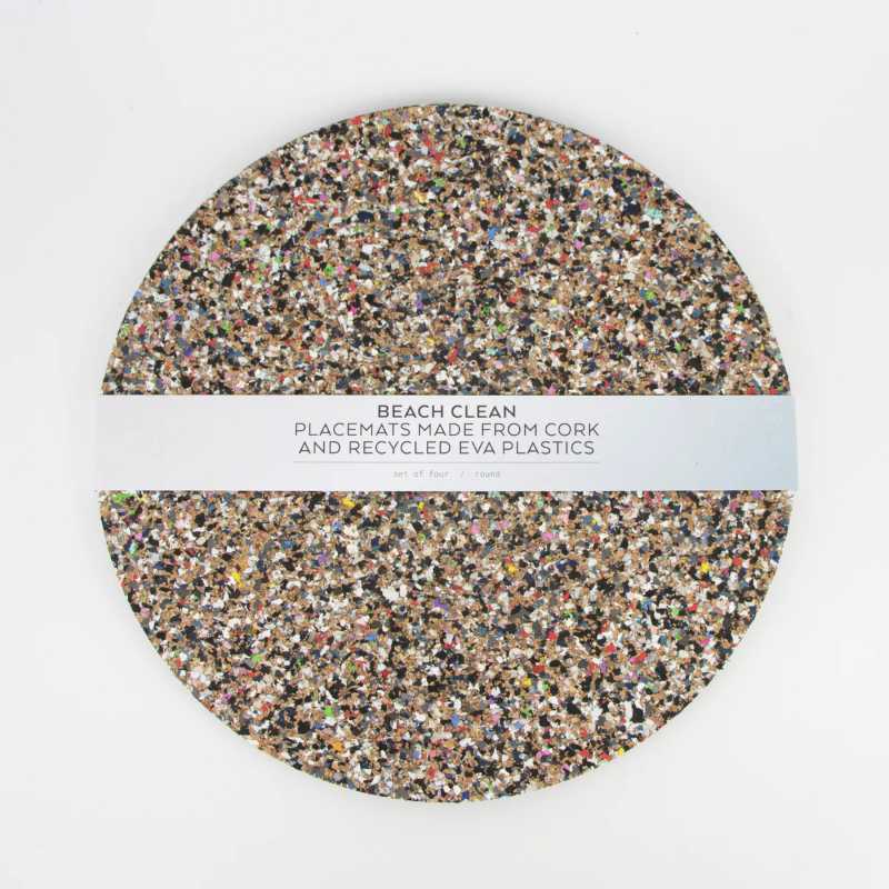 Beach Clean Round Placemat Set of 4