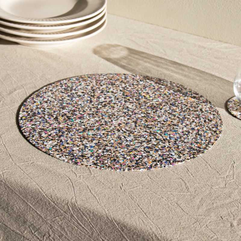 Beach Clean Round Placemat Set of 4