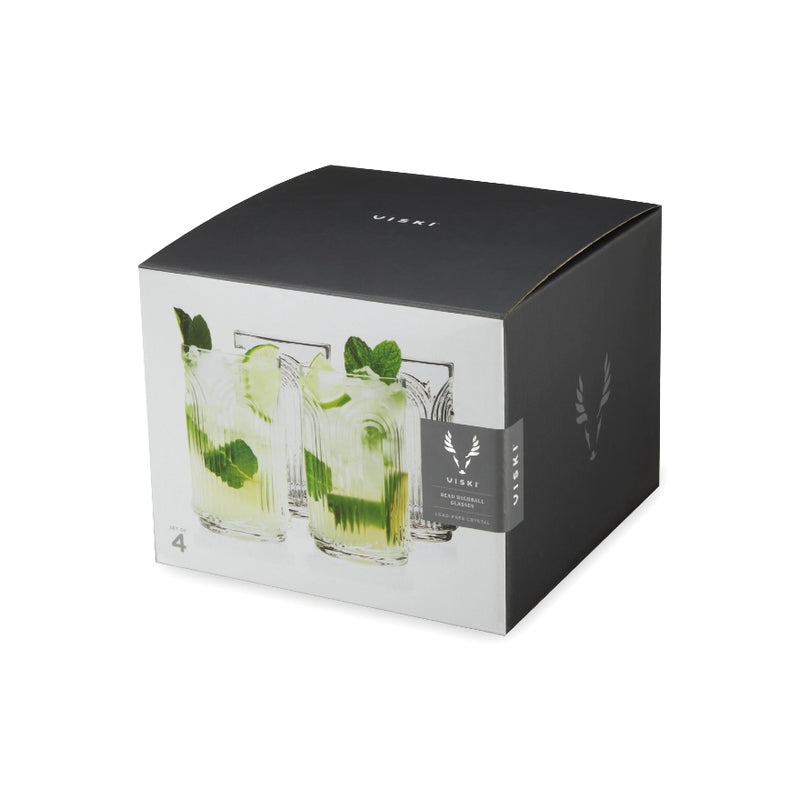 Beau Highball Glasses Set of 4