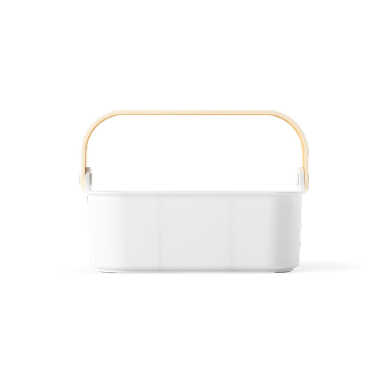 Bellwood Bin 27cm x 17.5cm White/Natural
