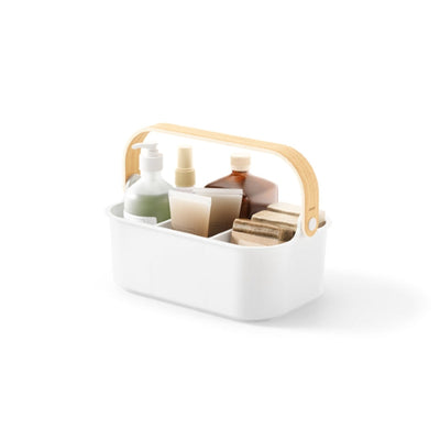 Bellwood Bin 27cm x 17.5cm White/Natural