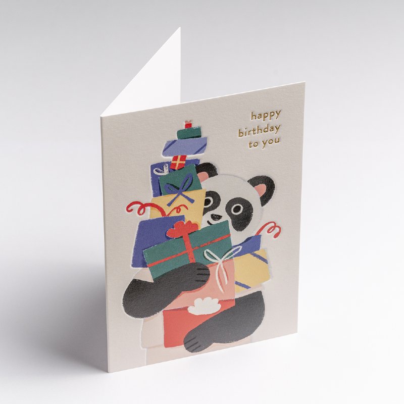 Birthday Card Happy Birthday To You Panda Presents