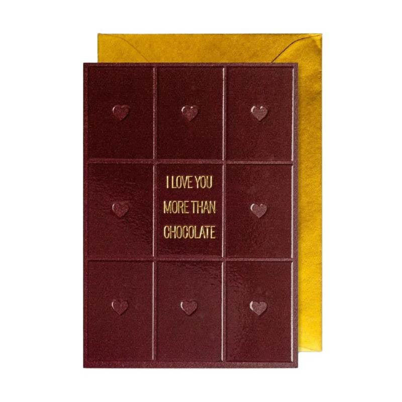 Card More Than Chocolate