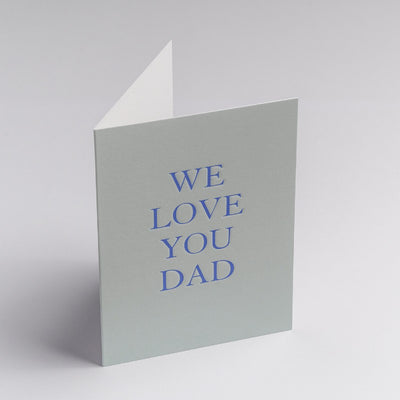 Card We Love You Dad