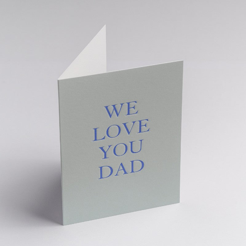 Card We Love You Dad