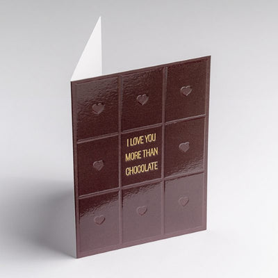 Card More Than Chocolate