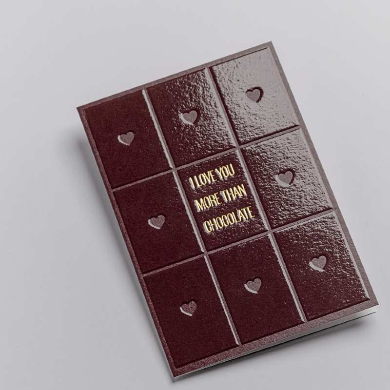 Card More Than Chocolate