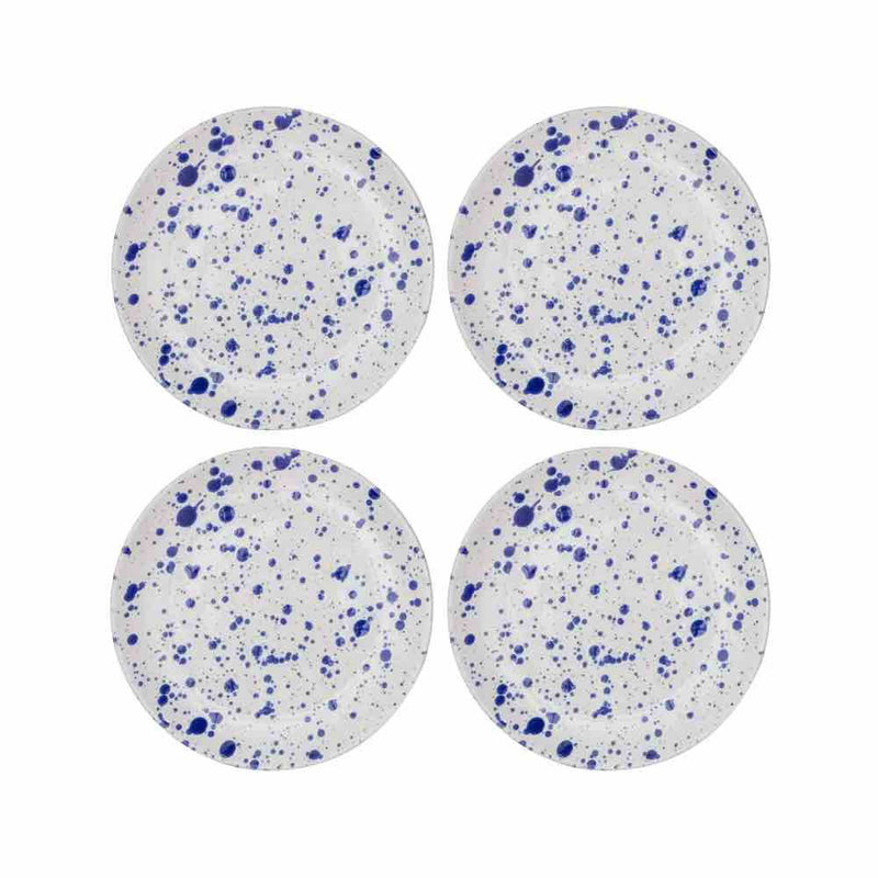 Carnival Cobalt Cake Plates Set of 4