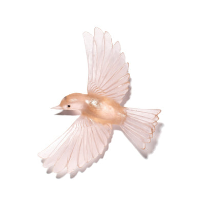 Cast Glass Bird Mōhua/Yellowhead