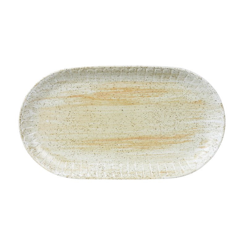 Ceylon Oval Tray White