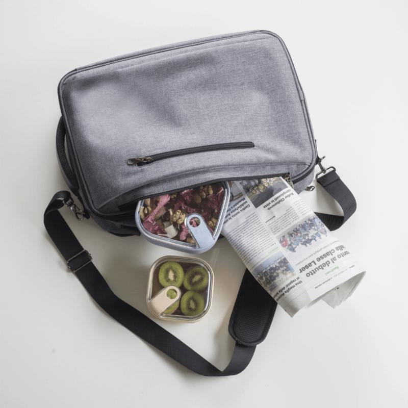 Container Pull Box Square Medium Grey 1 Litre