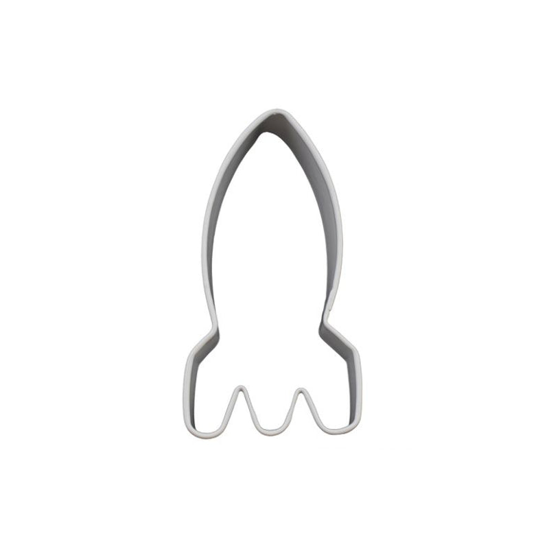 Cookie Cutter Rocket White 10.5cm