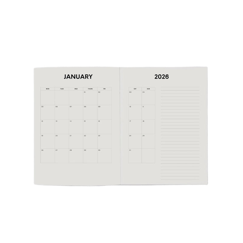 Daily Diary 2026 Olive Deco