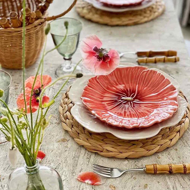 Dessert Plate Hollyhock 22cm
