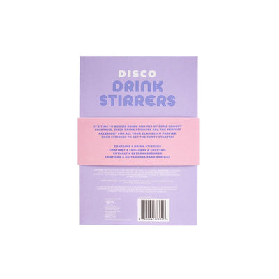 Disco Drink Stirrers 4 piece Set