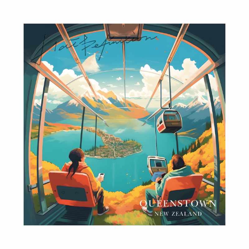 Double Sided Print Gondola Queenstown