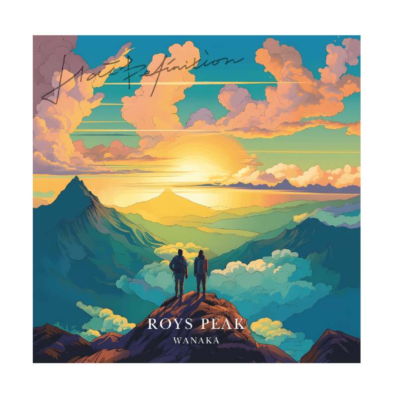 Double Sided Print Wanaka Roys Peak
