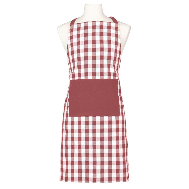 Eco Gingham Blush Apron