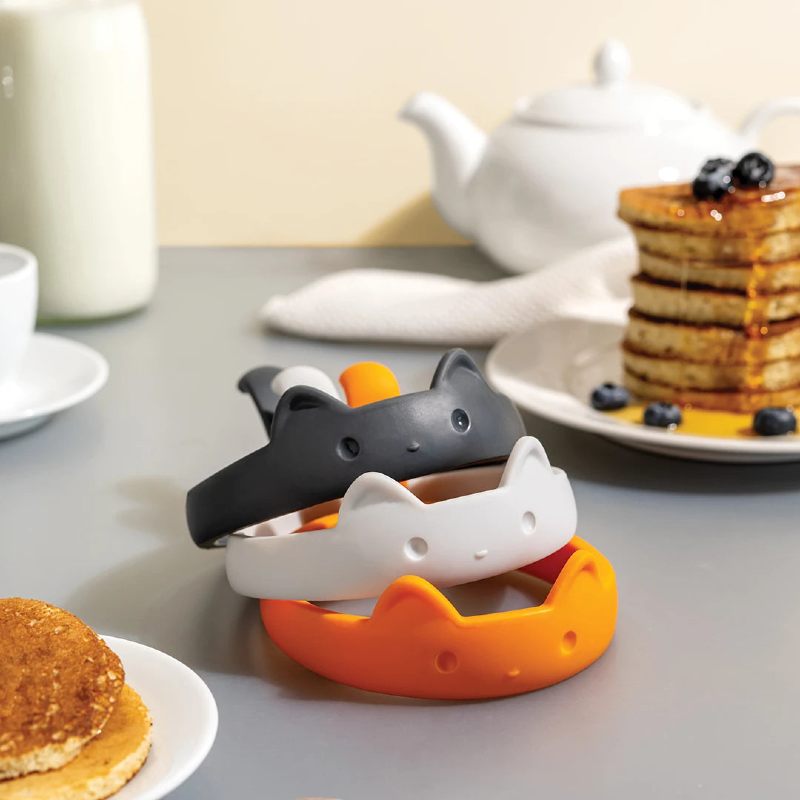 Egg Rings Pan Cats